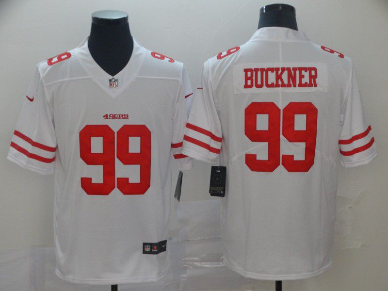 Men San Francisco 49ers #99 Buckner White Nike Vapor Untouchable Limited Playe NFL Jerseys